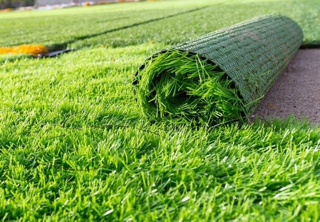 Synthetic turf installation